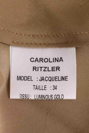 Chemise Carolina Ritzler Doré en Synthétique