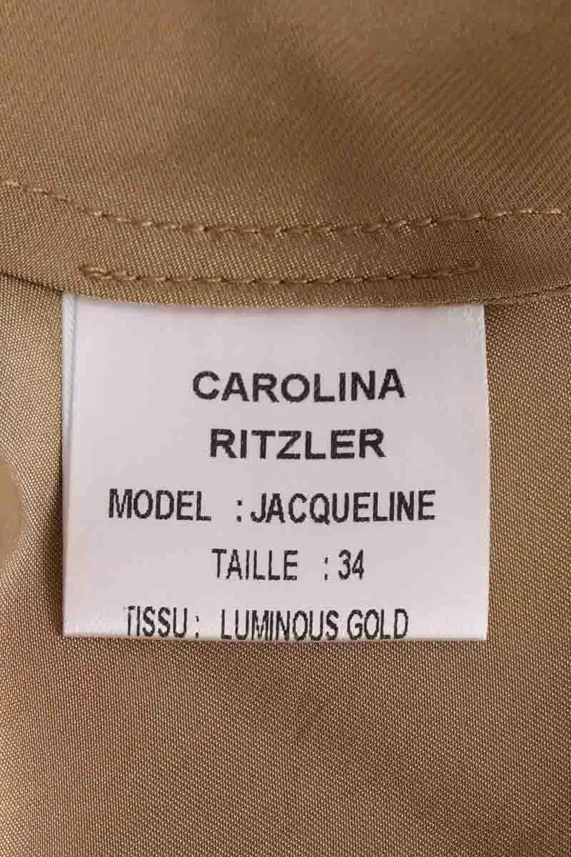Chemise Carolina Ritzler Doré en Synthétique