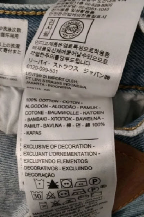 Jean droit Levi's  Bleu