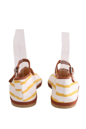 Ballerines Capulette Jaune en Tissu