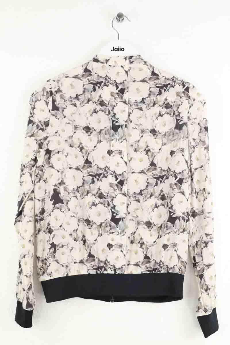Gilet American Vintage Blanc en Soie