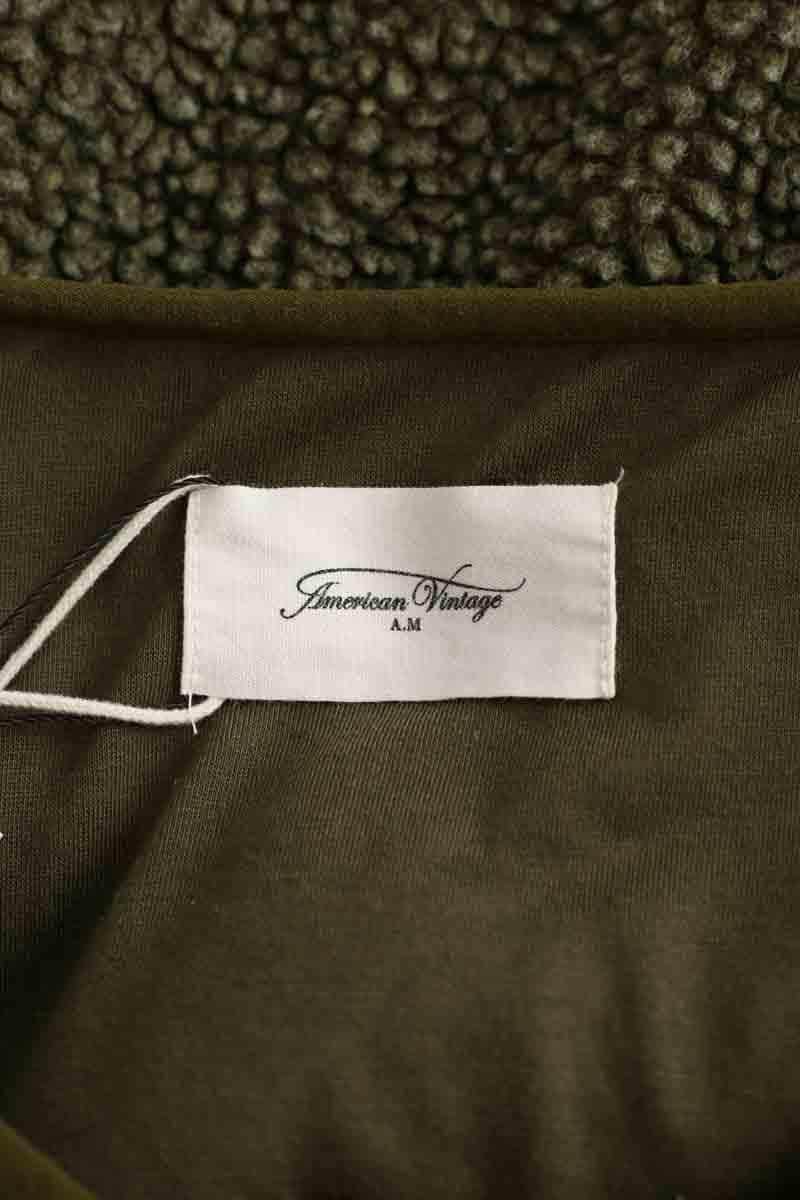 Gilet American Vintage Kaki en Polyester