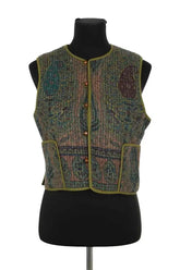 Gilet Antik Batik Kaki en Coton, taille L - Seconde Main