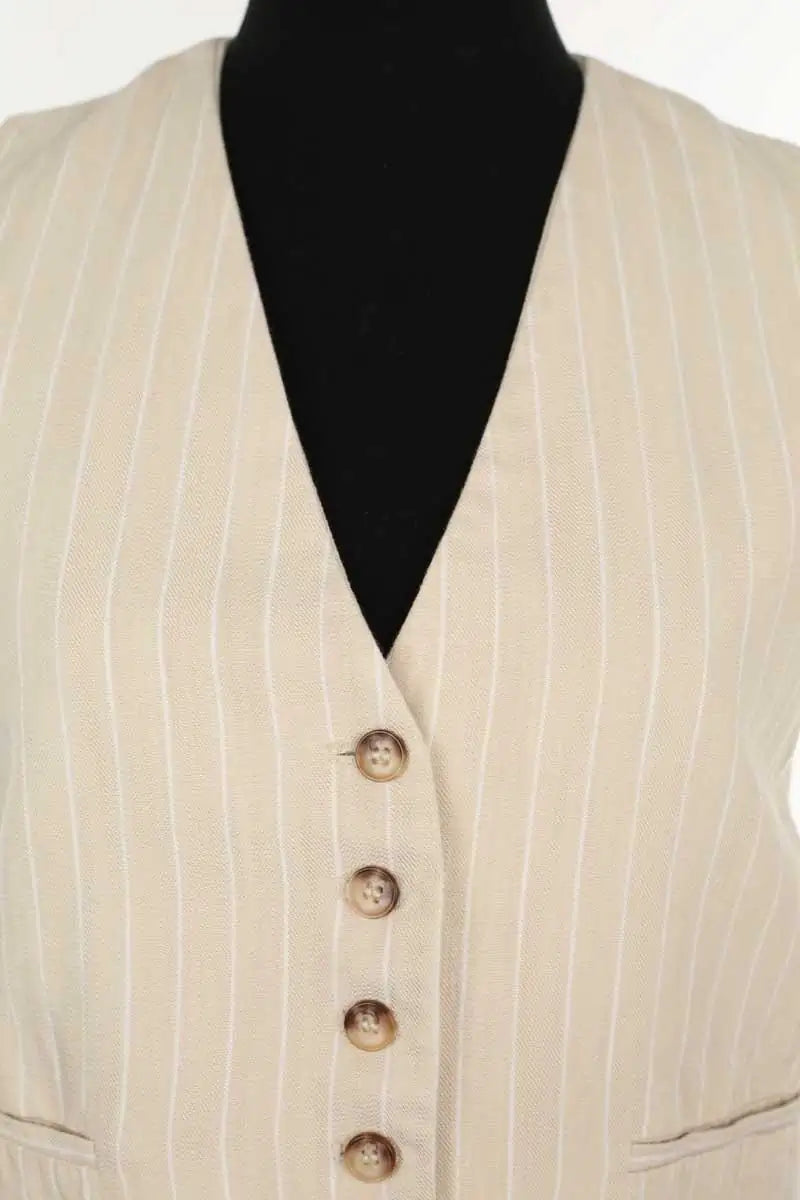 Gilet Ba&Sh Beige en Viscose
