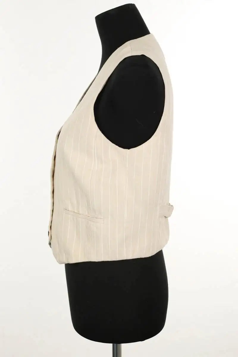 Gilet Ba&Sh Beige en Viscose