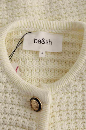 Gilet Ba&Sh Ecru en Coton