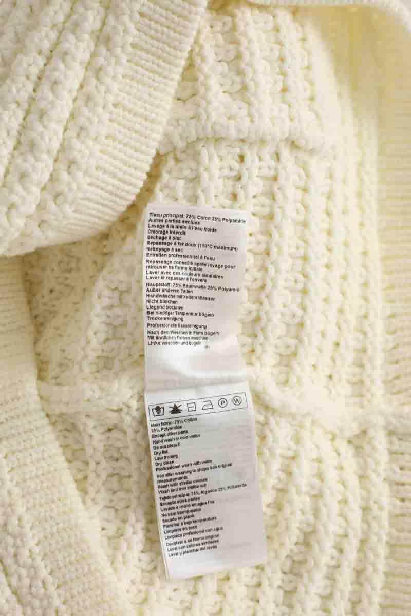 Gilet Ba&Sh Ecru en Coton