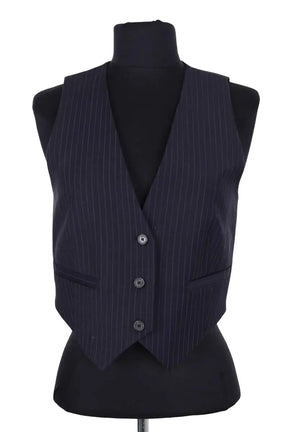Gilet Ba&Sh Marine en Synthétique, taille S - Seconde Main
