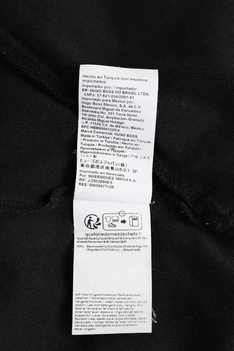 Gilet Boss Noir en Coton