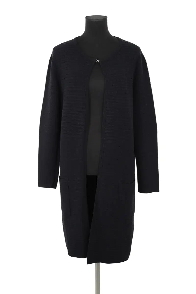 Gilet Boss Noir en Viscose, taille M - Seconde Main