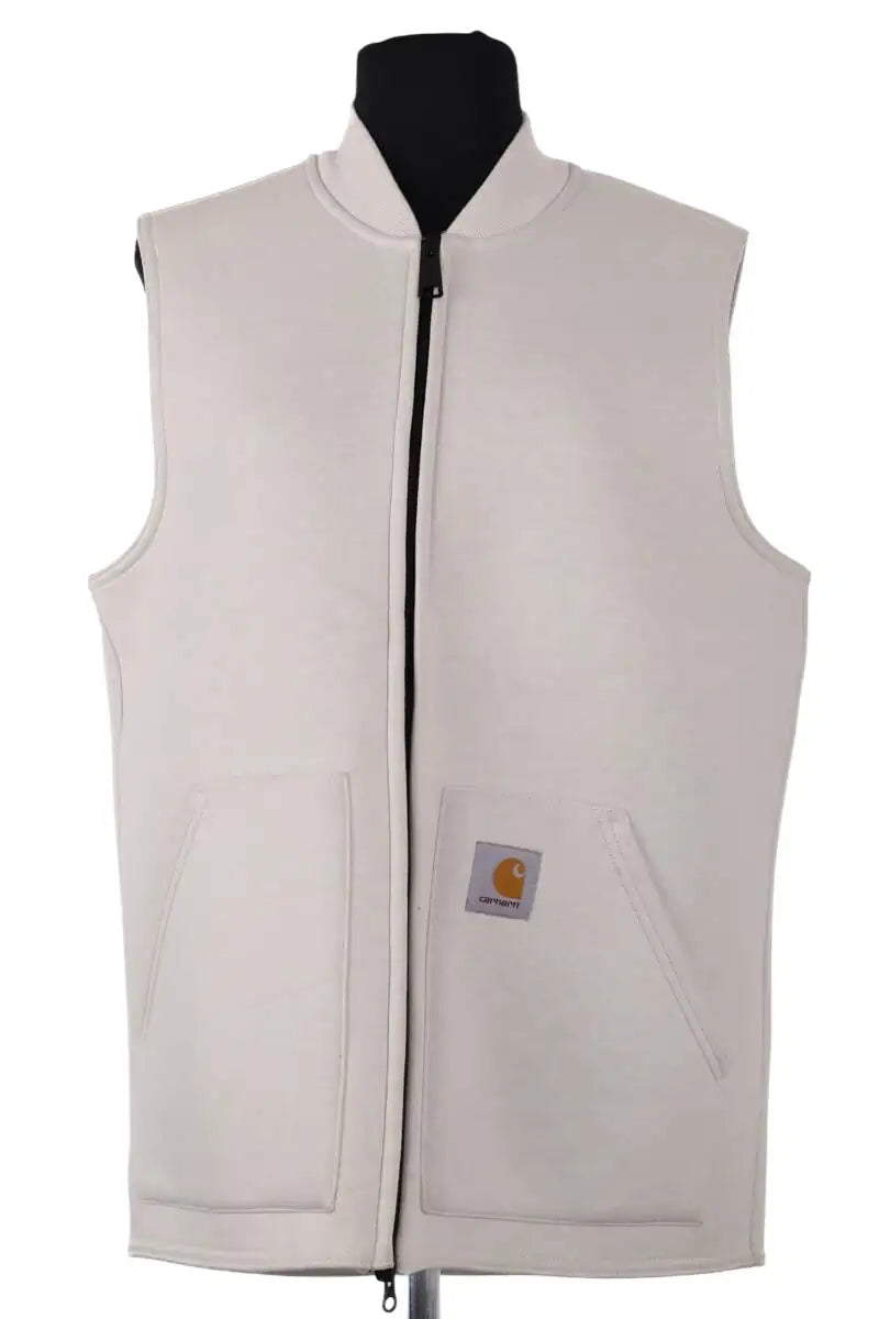 Gilet Carhartt Beige en Synthétique, taille M - Seconde Main