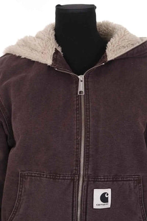 Gilet Carhartt Hooded jacket Marron en Synthétique