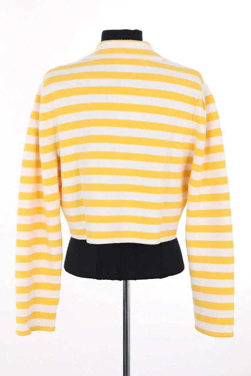 Gilet Claudie Pierlot Jaune en Coton