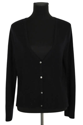 Gilet Claudie Pierlot Noir en Laine, taille M - Seconde Main