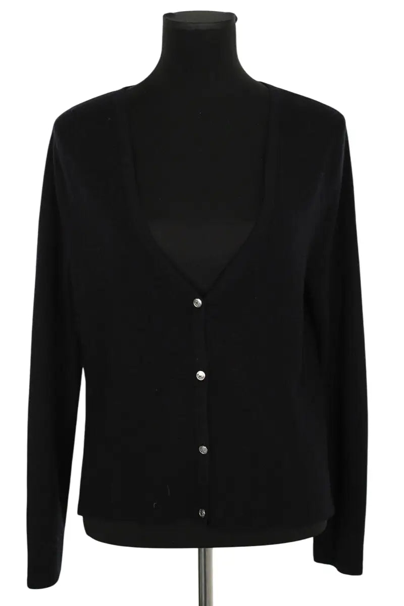 Gilet Claudie Pierlot Noir en Laine, taille M - Seconde Main