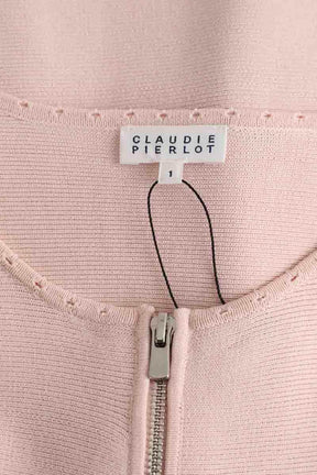 Gilet Claudie Pierlot Rose en Viscose
