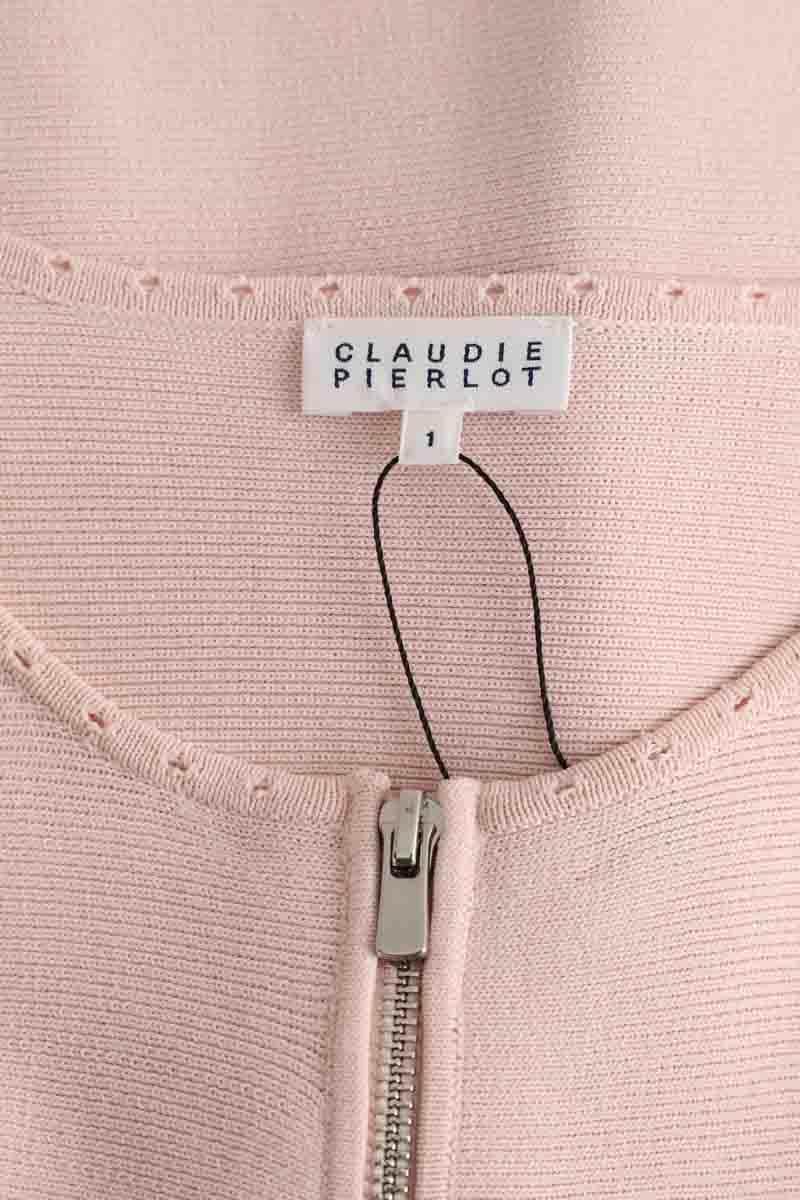 Gilet Claudie Pierlot Rose en Viscose