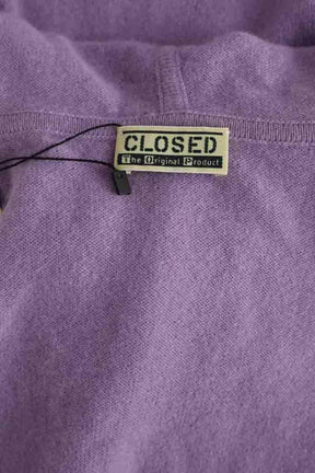 Gilet Closed Violet en Cachemire