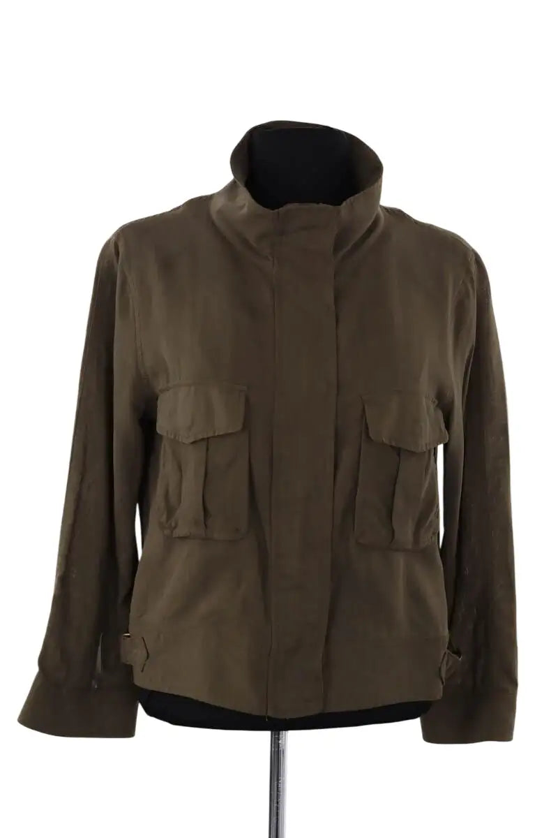 Gilet Club Monaco Kaki en Synthétique, taille S - Seconde Main