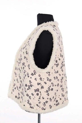 Gilet Des Petits Hauts Beige en Coton