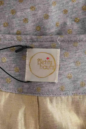 Gilet Des Petits Hauts Gris en Coton