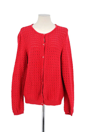 Gilet Des Petits Hauts Rouge en Coton, taille XL - Seconde Main