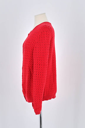 Gilet Des Petits Hauts Rouge en Coton