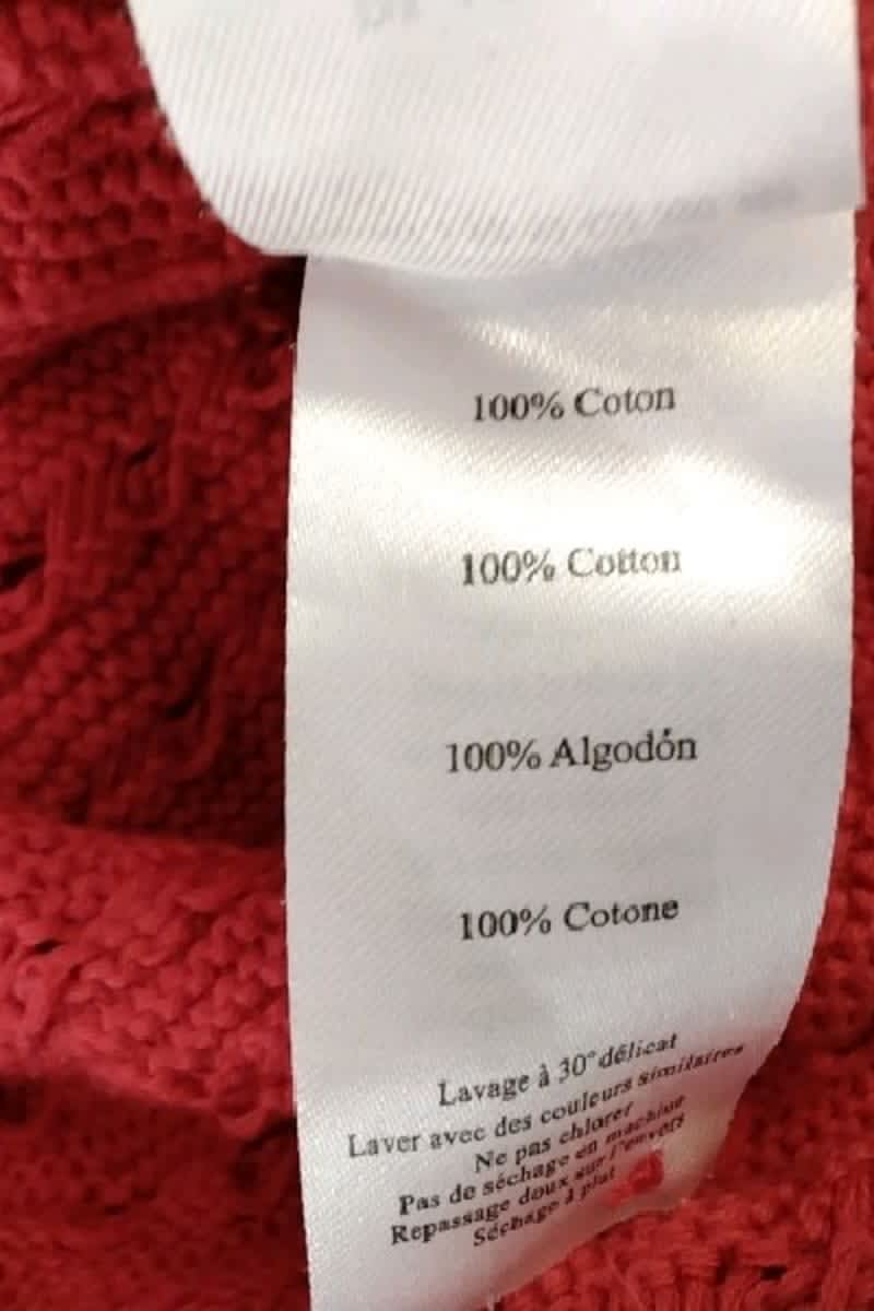 Gilet Des Petits Hauts Rouge en Coton