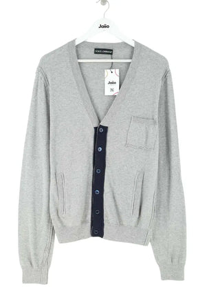 Gilet Dolce & Gabbana Gris en Coton, taille M - Seconde Main