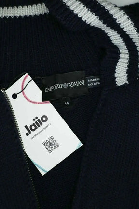 Gilet Emporio Armani Marine en Laine