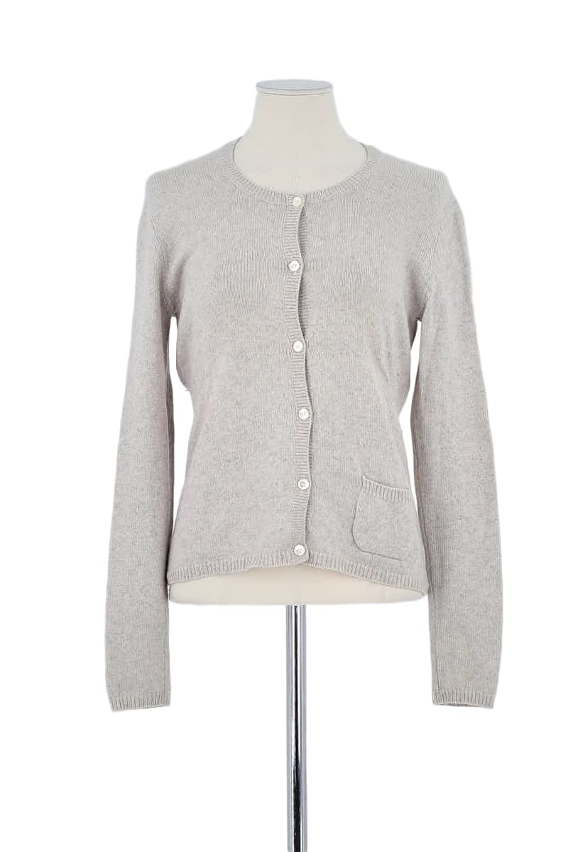 Gilet Eric Bompard Beige en Cachemire, taille M - Seconde Main