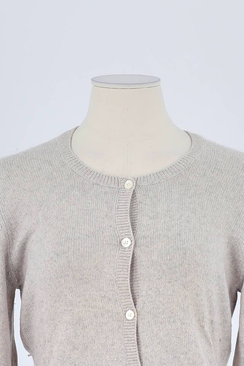 Gilet Eric Bompard Beige en Cachemire
