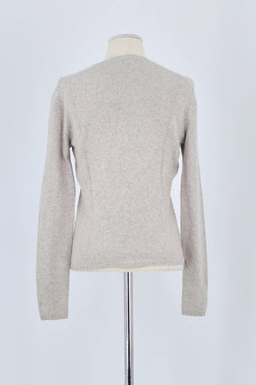 Gilet Eric Bompard Beige en Cachemire
