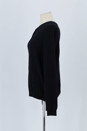 Gilet Eric Bompard Noir en Cachemire