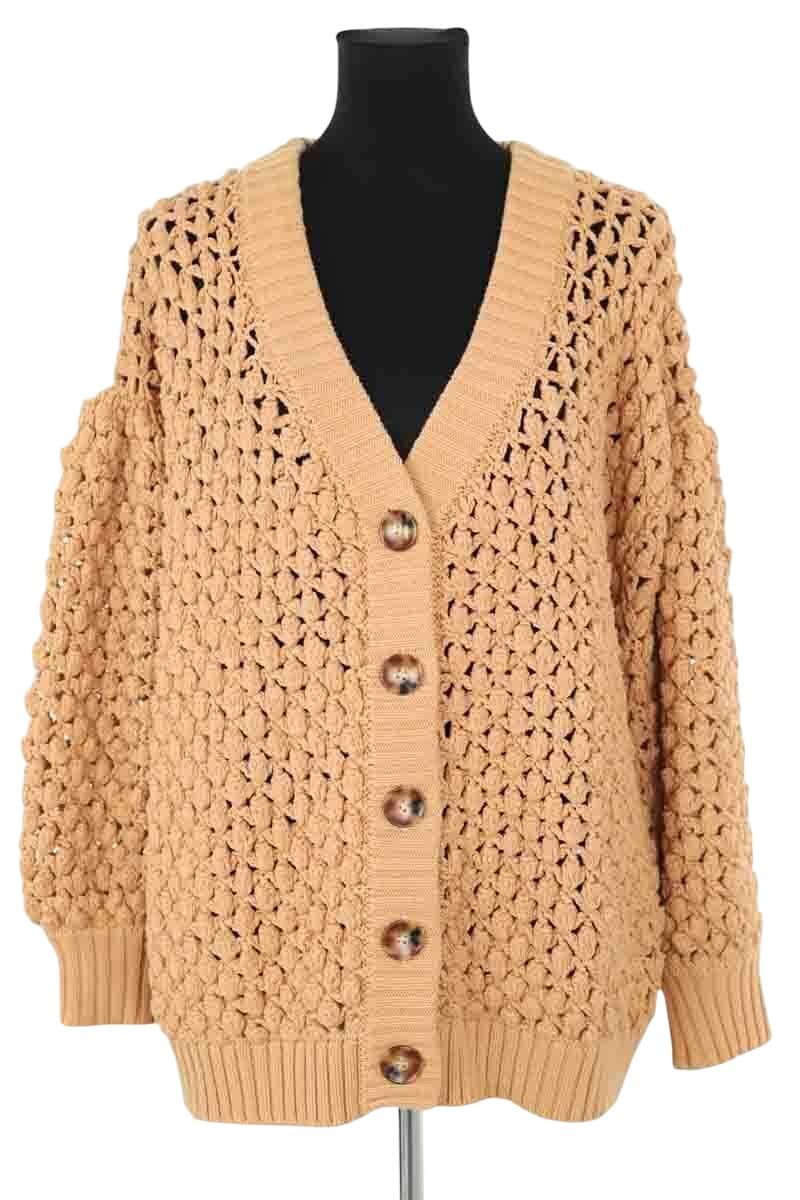 Gilet Farm Rio Camel en Coton, taille M - Seconde Main