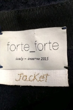 Gilet Forte_Forte Marine en Laine