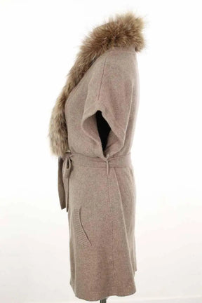 Gilet Gerard Darel Beige en Cachemire
