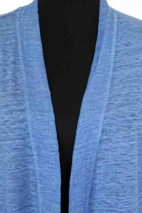 Gilet Gerard Darel Bleu en Lin