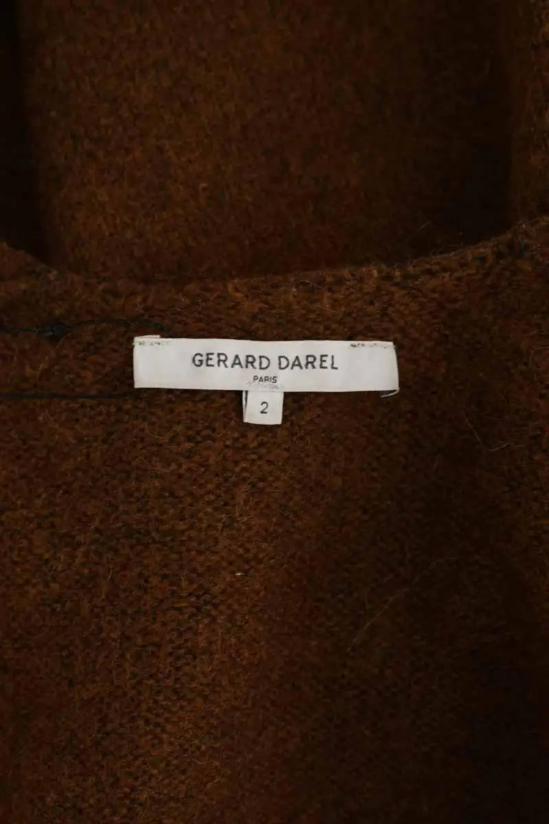 Gilet Gerard Darel Camel en Laine