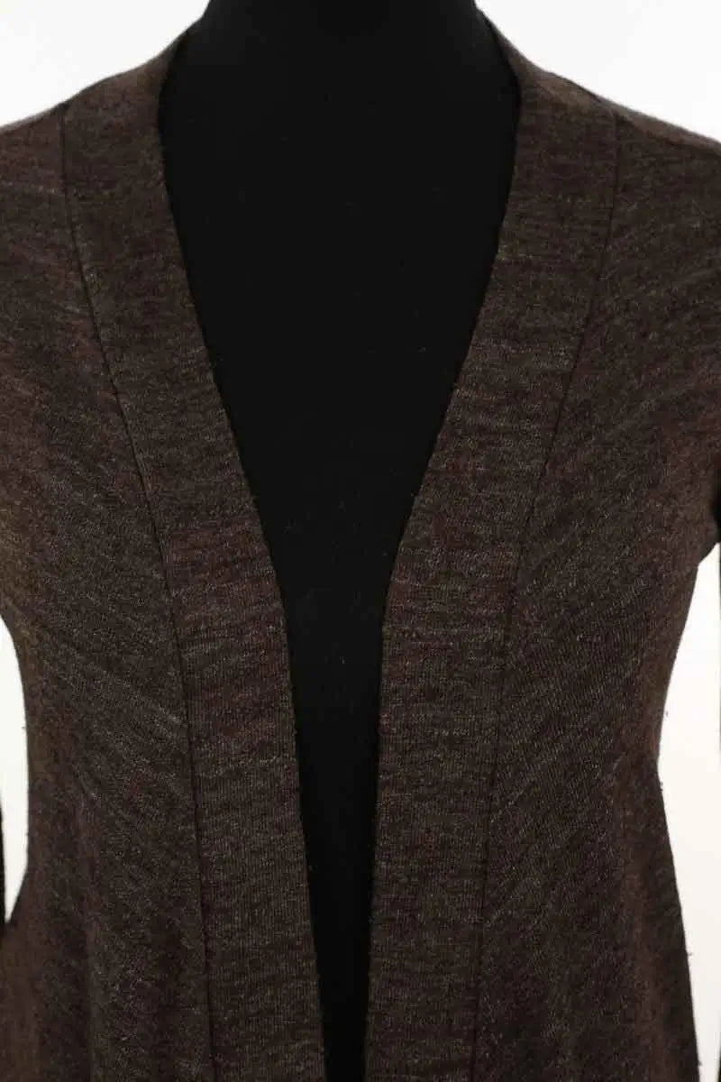 Gilet Gerard Darel Marron en Viscose