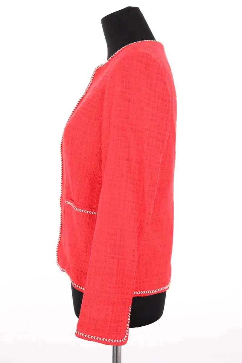 Gilet Gerard Darel Scarlette Rouge en Coton