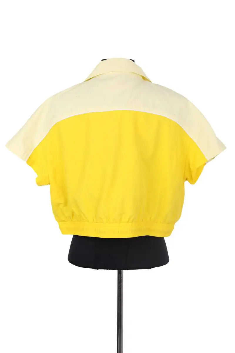 Gilet Gertrude+Gaston Jaune en Coton