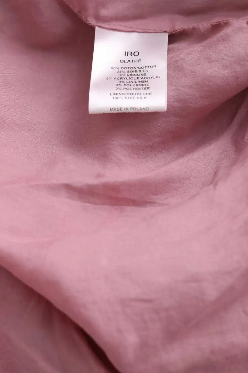 Gilet Iro Olathe Rose en Coton