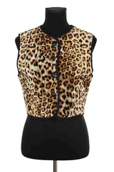 Gilet Jane Wood Marron en Polyester, taille S - Seconde Main