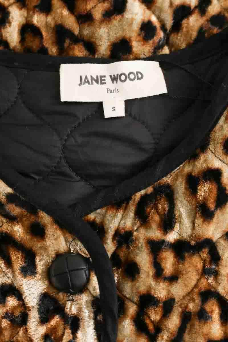 Gilet Jane Wood Marron en Polyester