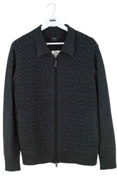 Gilet Jil Sander Anthracite en Laine, taille M - Seconde Main