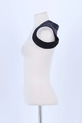 Gilet Jitrois Noir en Paillettes
