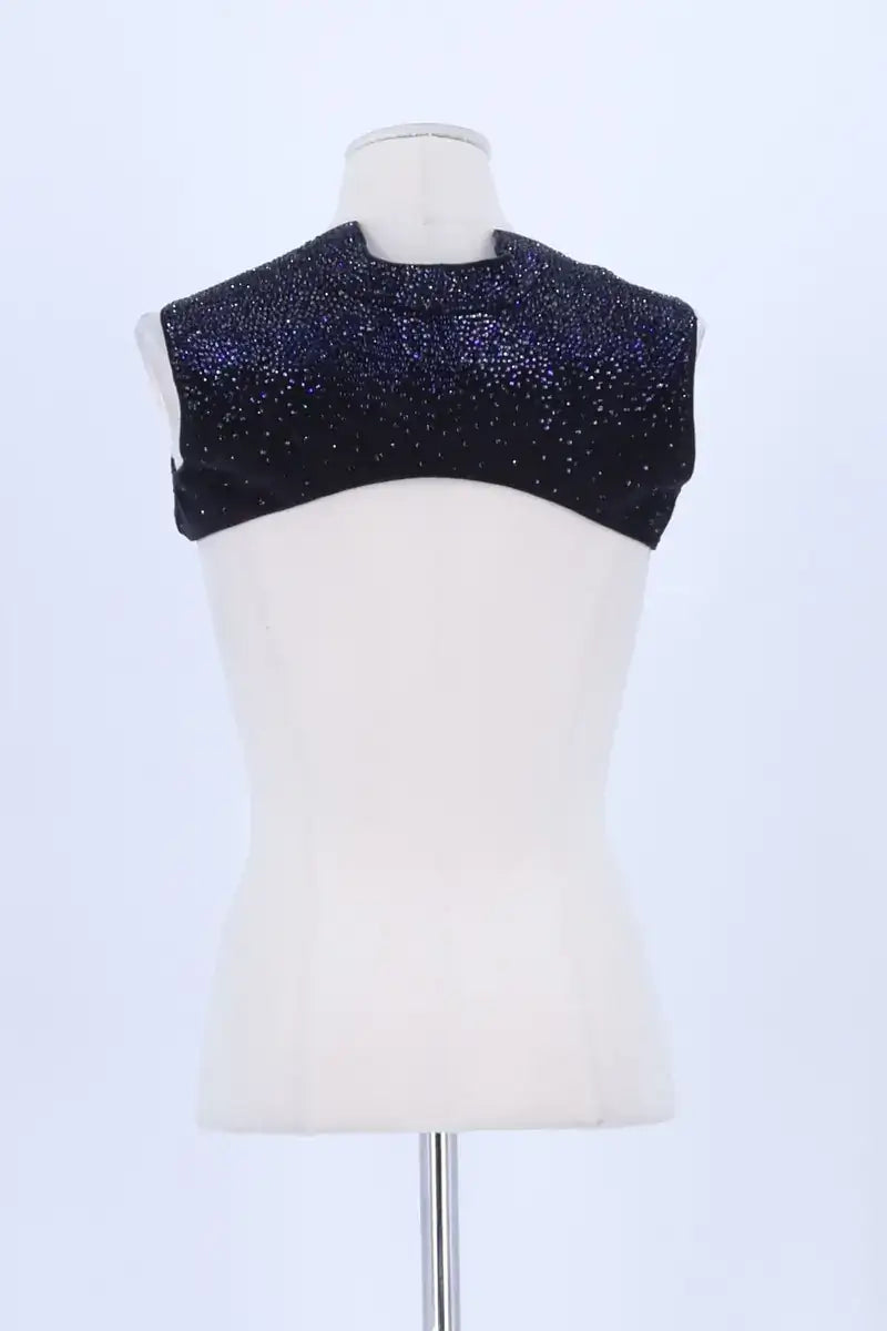 Gilet Jitrois Noir en Paillettes