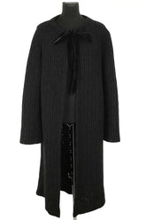Gilet Joseph Noir en Laine, taille M - Seconde Main
