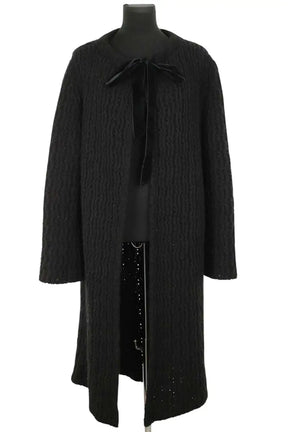 Gilet Joseph Noir en Laine, taille M - Seconde Main